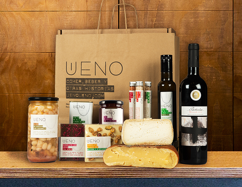 UENO branding packaging